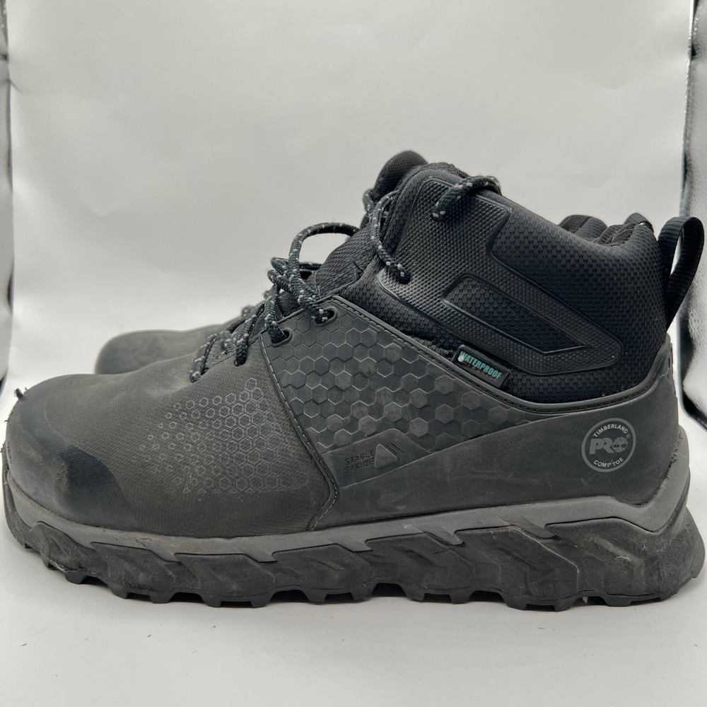 Timberland PRO Ridgework Mens 10.5 W Composite Toe Waterproof Work Boots wide